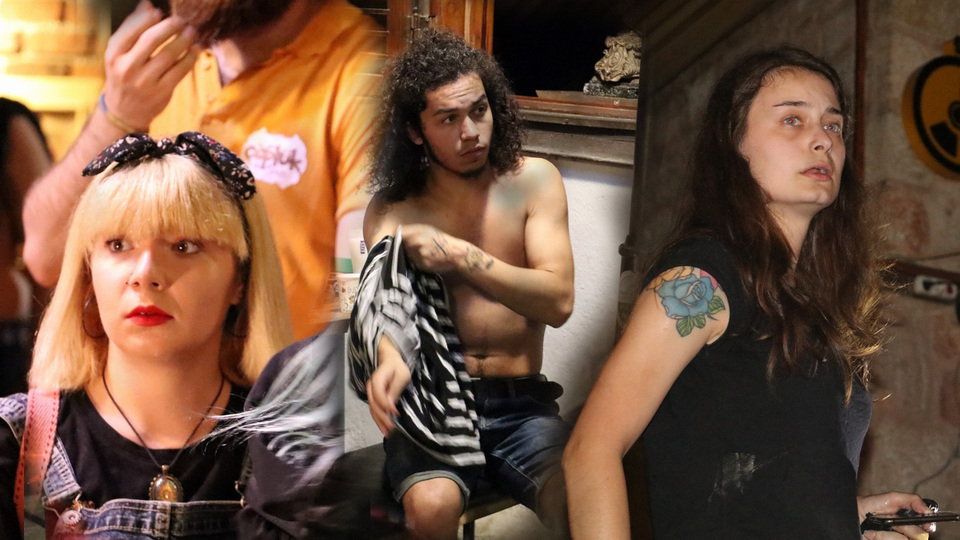 Korku dolu gözlerle izlediler!