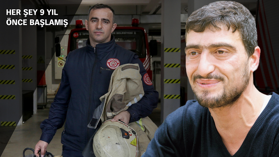 Her gün şehit itfaiye erinin mezarına gidiyor!