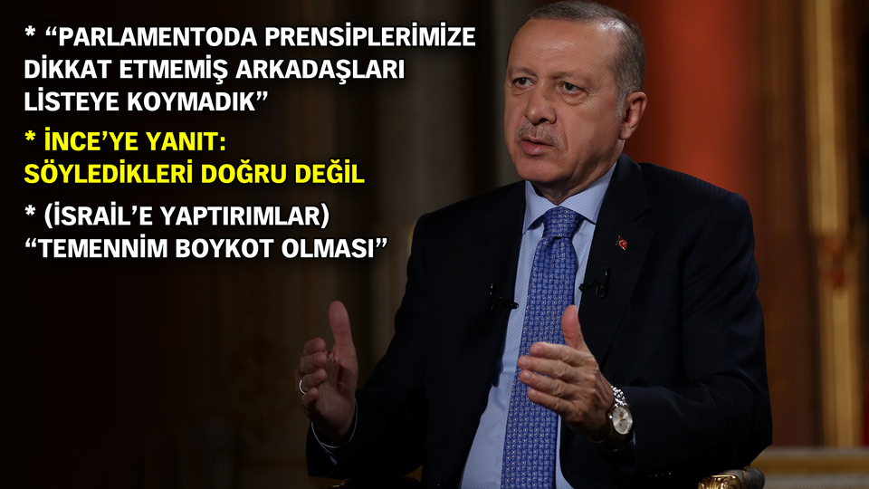 Erdoğan: AK Parti aday listesinde ehliyet ve liyakati gözettik