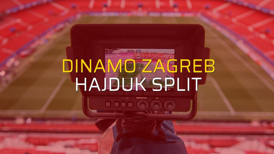 Dinamo Zagreb - Hajduk Split maçı öncesi rakamlar