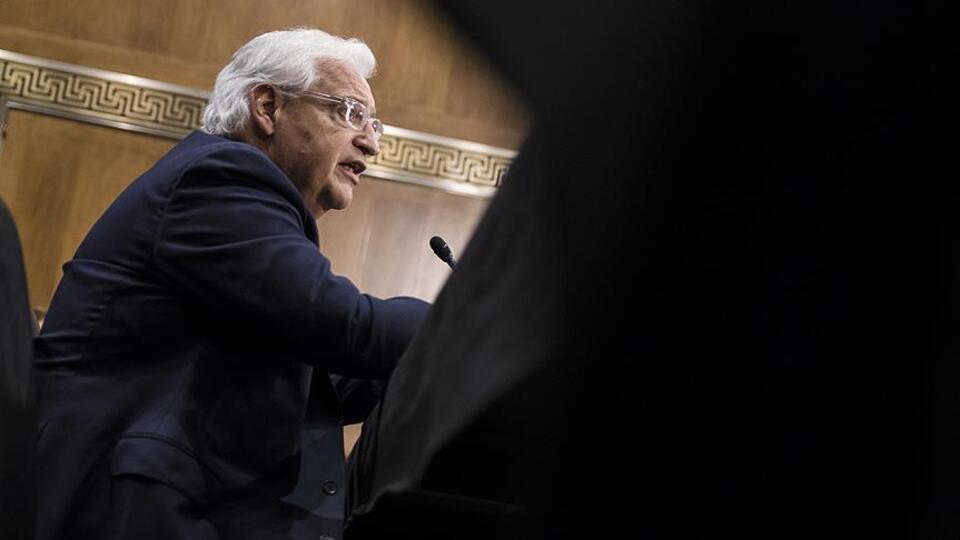 ABD'nin İsrail Büyükelçisi'ne hediye edilen 'skandal' fotoğrafa tepki!