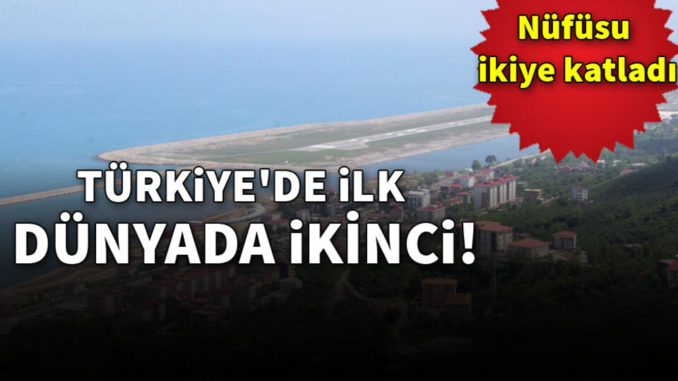 Türkiye'de ilk, dünyada ikinci! Nüfusu ikiye katladı