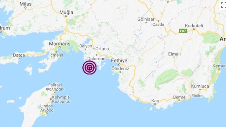 En son deprem nerede oldu?