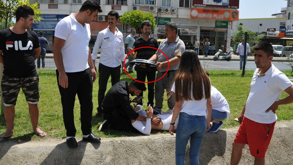 Danimarkalı turisti böyle korudular!