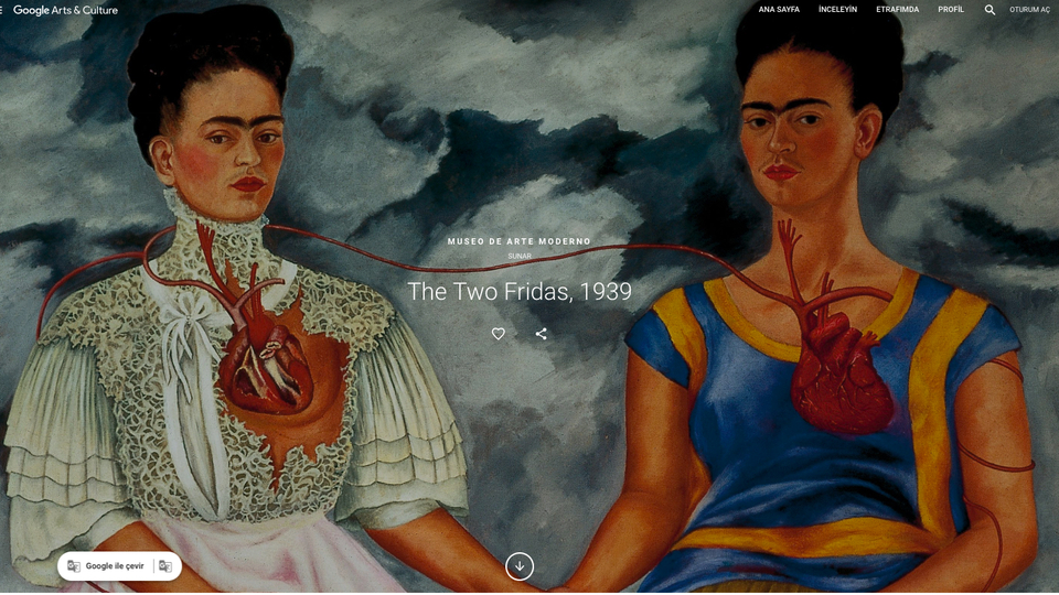 Frida Kahlo koleksiyonu Google Arts & Culture tarafından ziyarete açıldı