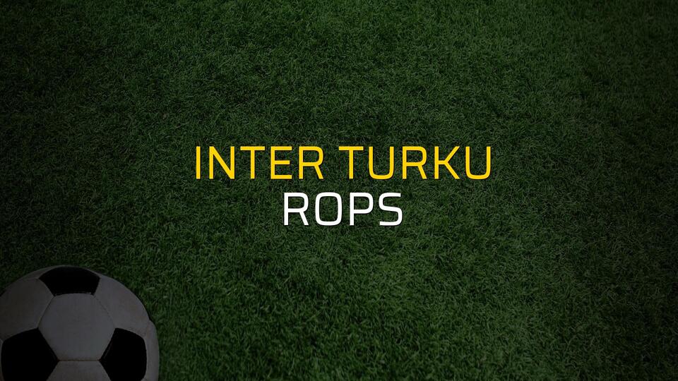 Inter Turku - RoPS rakamlar