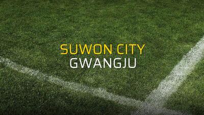 Suwon City - Gwangju maçı öncesi rakamlar