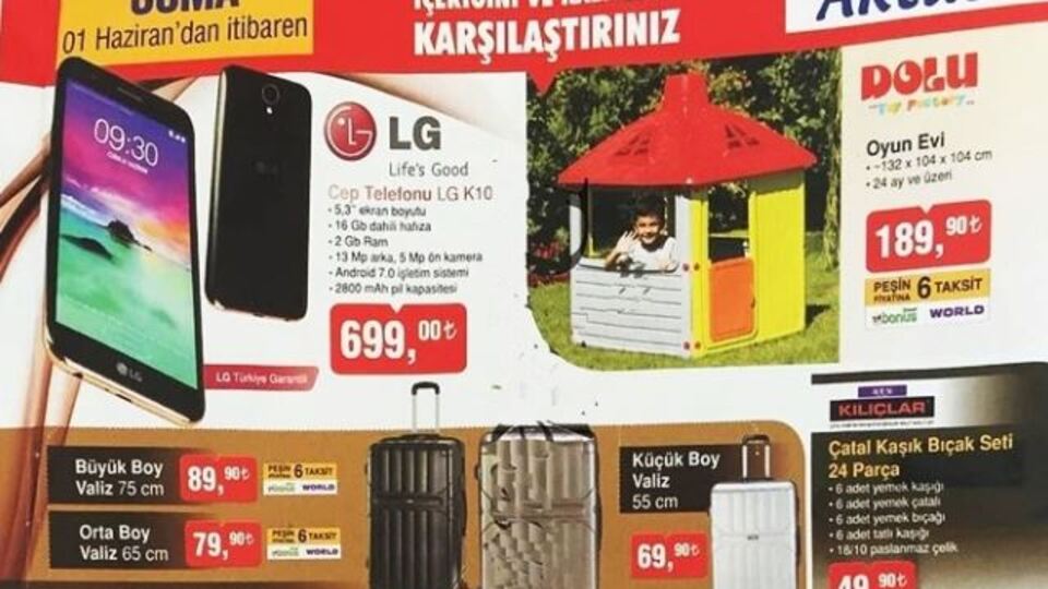 BİM'e LG K10 cep telefonu geliyor!