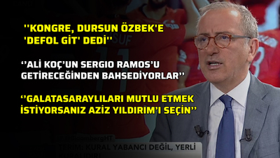 ''Galatasaraylıları mutlu etmek istiyorsanız; Aziz Yıldırım'ı seçin''