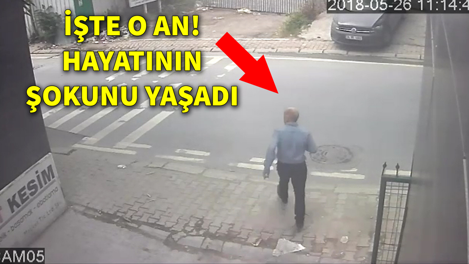 İşte o an! Hayatının şokunu yaşadı