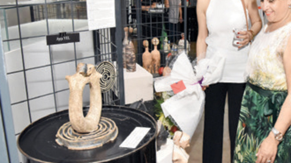 Yeşilova Höyüğü Ziyaretçi Merkezi'nde sergi