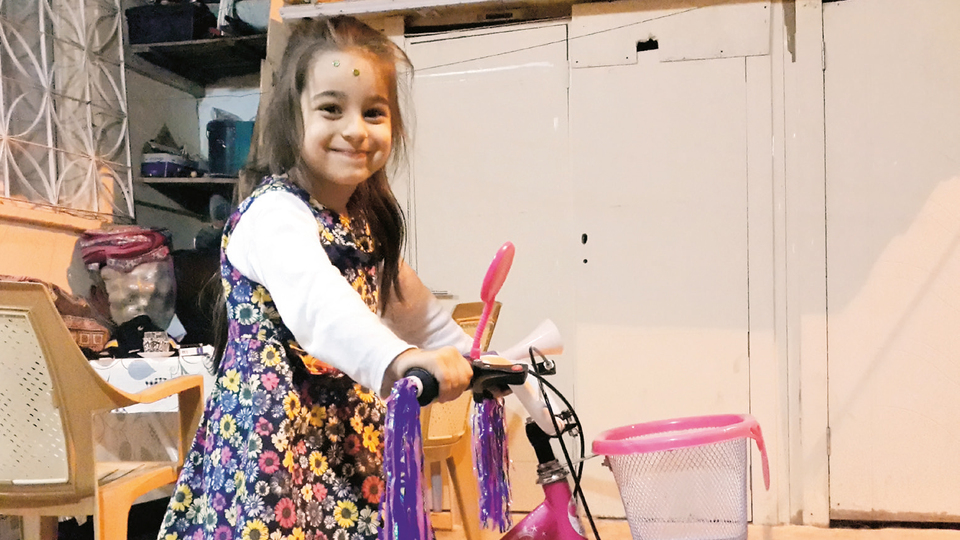 Trafik kazası, bisiklet isteyen Kübra'ya yaradı