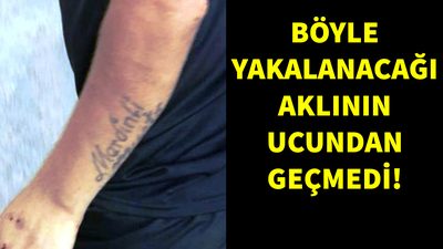 Böyle yakalanacağı aklının ucundan geçmedi!