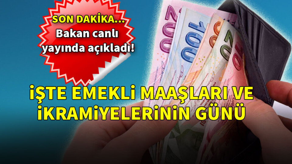 Emekli maaşları ve ikramiyeleri ile ilgili çok önemli açıklama