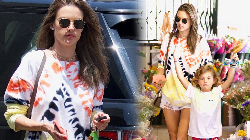 Oğluyla alışverişte