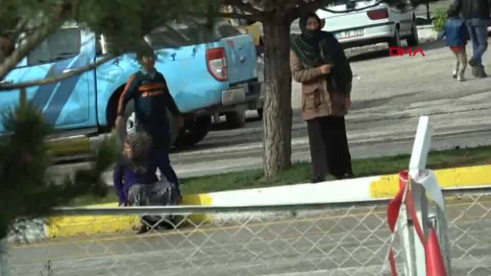 Erzurum'da tedirgin eden görüntü!