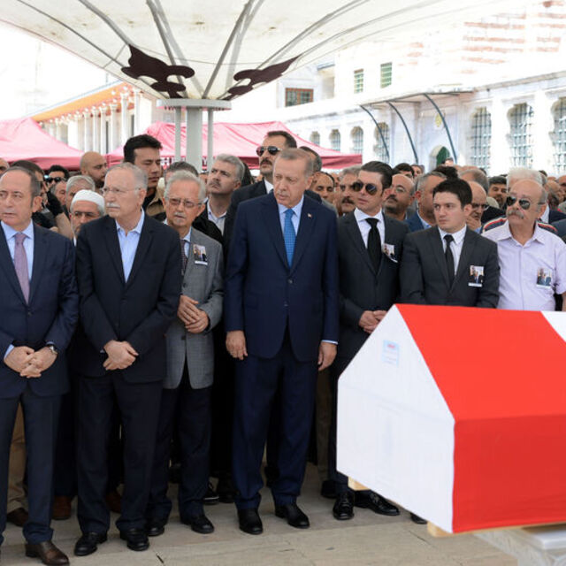 Erdoğan, Semavi Eyice'nin cenaze törenine katıldı