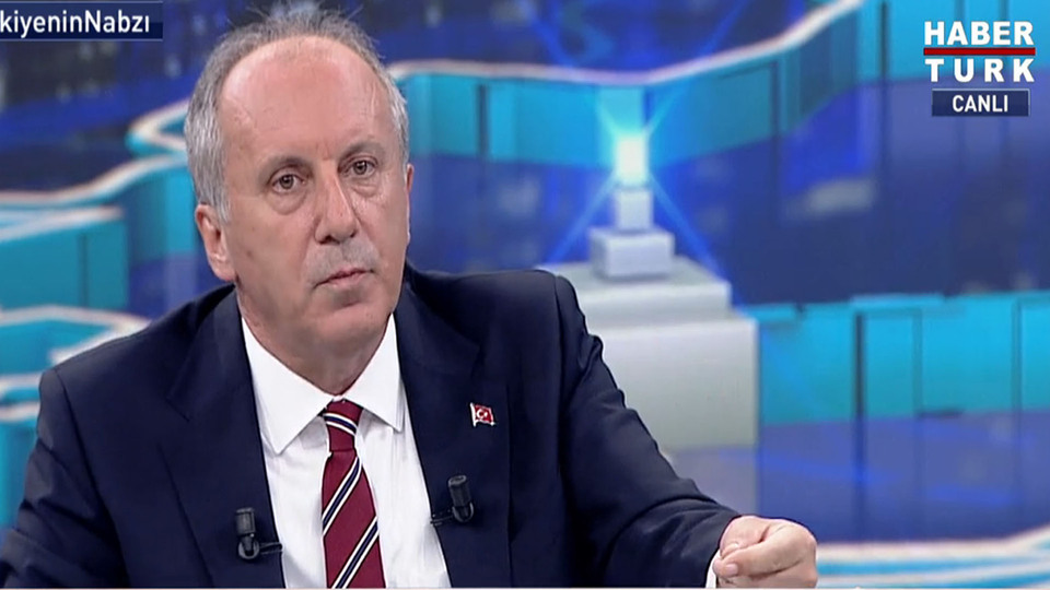 İnce Habertürk TV'de soruları yanıtladı
