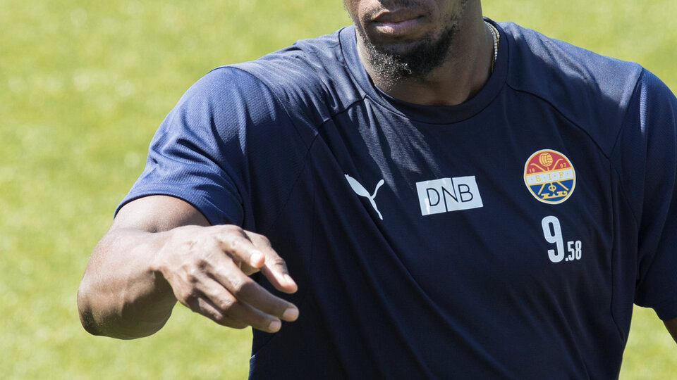 Bolt antrenmana çıktı!