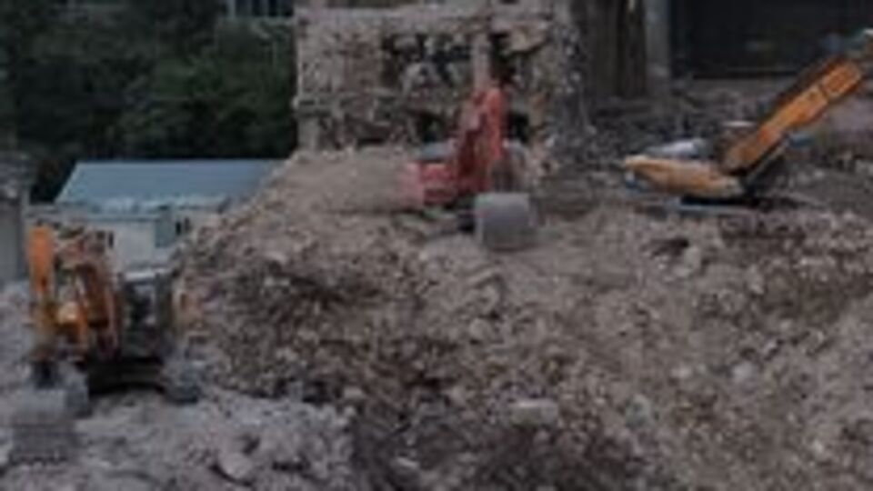 AKM'nin yıkımı tamamlandı