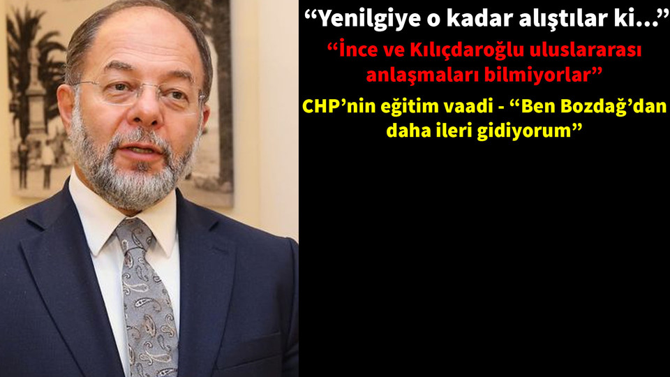 Akdağ: İnce çok ayıp ediyor