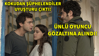 Ünlü oyuncunun bulunduğu otomobilden uyuşturucu çıktı!