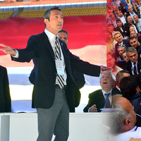 Kongrede tribünler karıştı