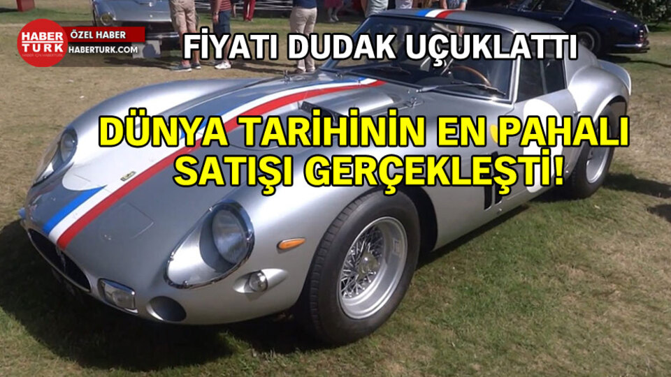 İşte dünyanın en pahalı otomobili! Satış gerçekleşti