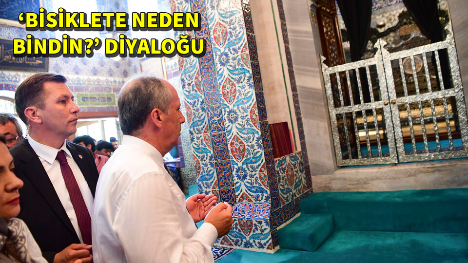 İnce'den Eyüp Sultan Türbesi'ne ziyaret