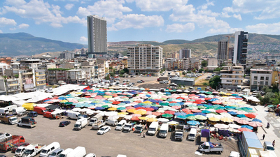 Bornova'nın pazar yeri taşındı