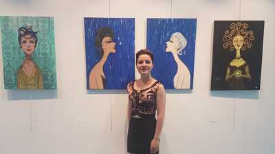 Aylin taş'ın ikinci kişisel sergisi ziyaretçilerini bekliyor