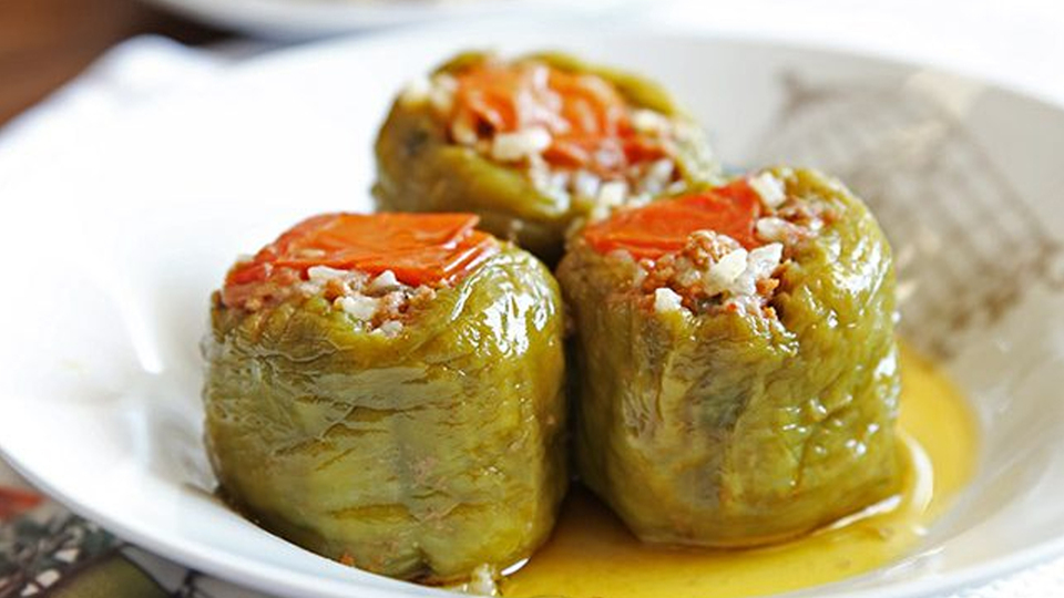 Zeytinyağlı biber dolması tarifi