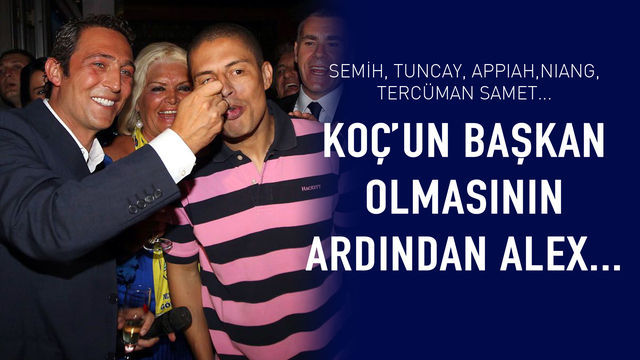 Koç'un zaferinin ardından Alex...
