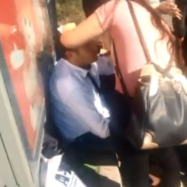 Her şey bir anda oldu! Neye uğradığına şaşırdı