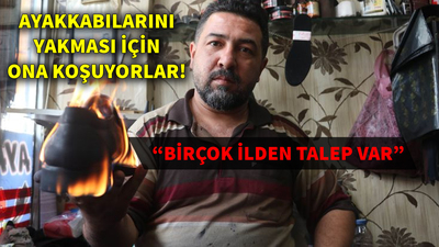 50 dereceye ulaşan ateşte çalışıyor