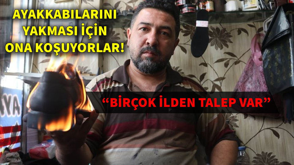 50 dereceye ulaşan ateşte çalışıyor