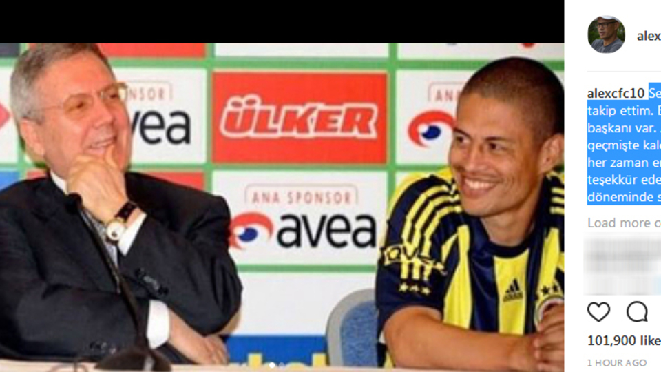 Alex'ten Aziz Yıldırım paylaşımı!