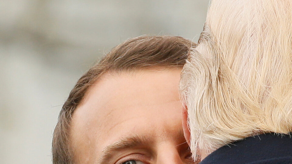 Macron'dan Trump ile görüşmesine ilginç benzetme: Sosis gibiydi!