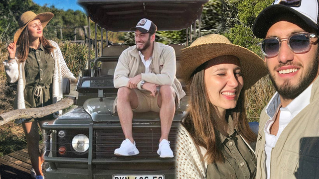 Ünlü futbolcunun safari keyfi