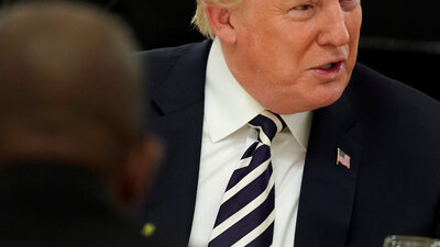 Trump'ın Beyaz Saray'ında ilk iftar