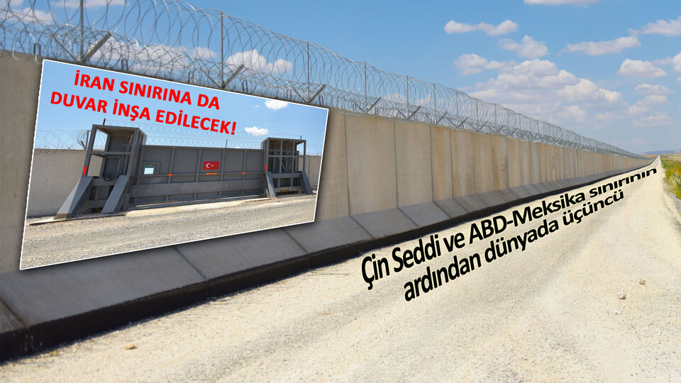 Suriye sınırına 564 km'lik duvar örüldü!