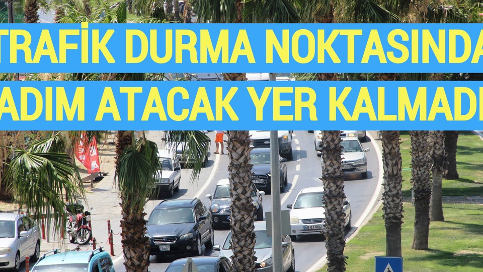 Trafik durma noktasında! Adım atacak yer kalmadı