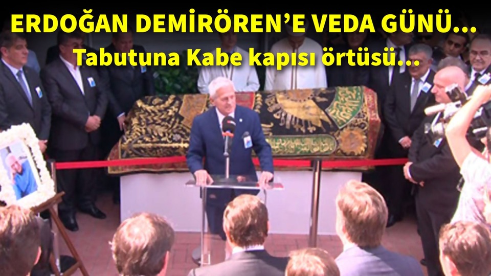 Demirören'in cenazesinden tüm detaylar!
