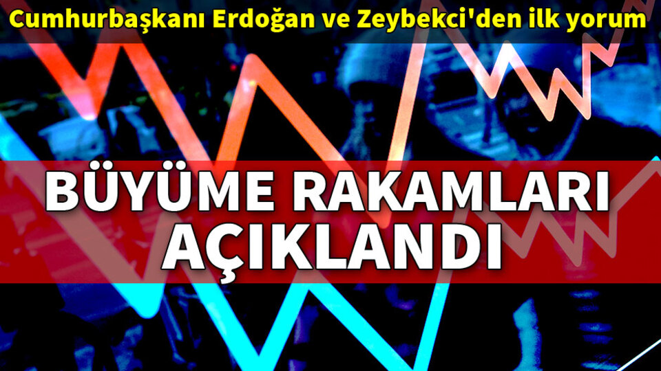 Büyüme rakamları açıklandı