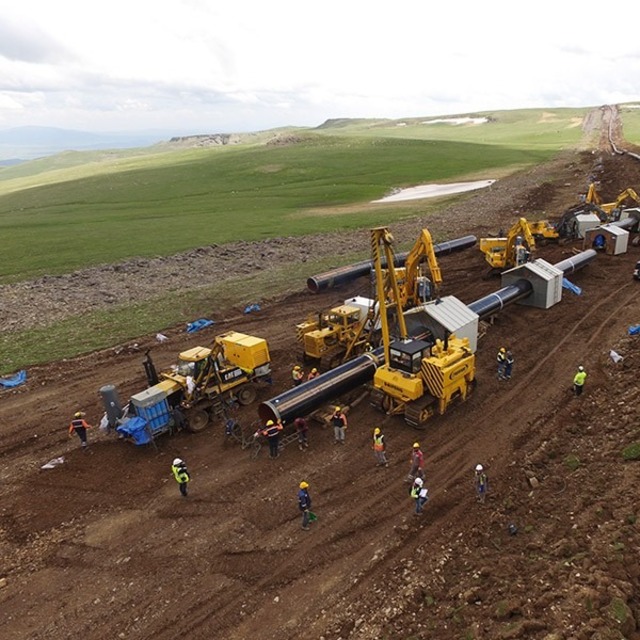 Dev proje TANAP açıldı ve gaz akışı başladı