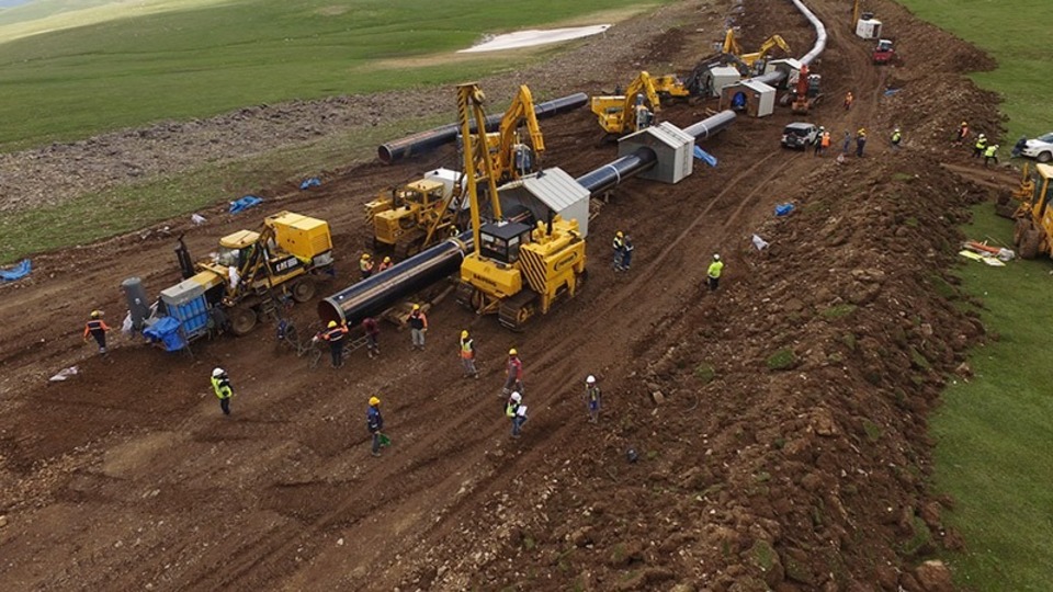 Dev proje TANAP açıldı ve gaz akışı başladı