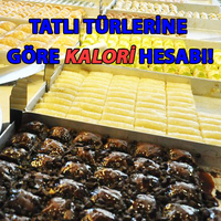 Hangi tatlı kaç dakika yürüyüş ile yakılıyor?