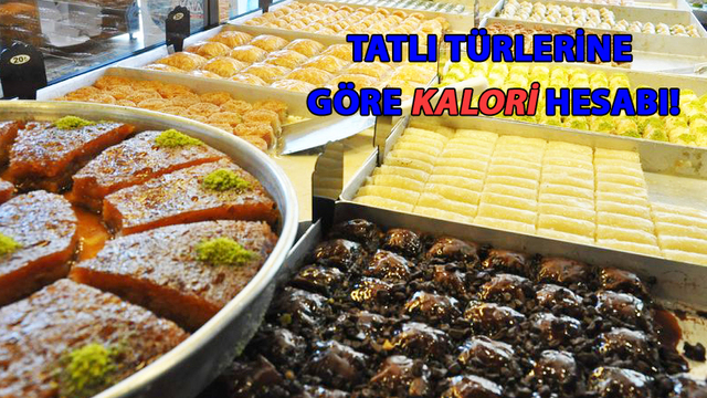 Hangi tatlı kaç dakika yürüyüş ile yakılıyor?