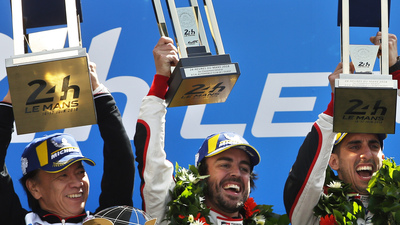 Le Mans'da zafer Alonso'nun
