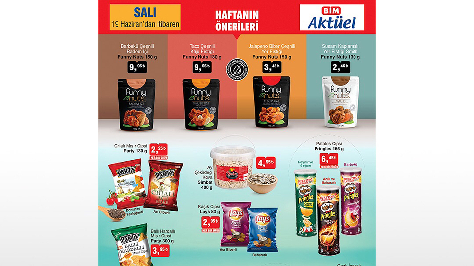 BİM 19 Haziran Aktüel ürünler kataloğu